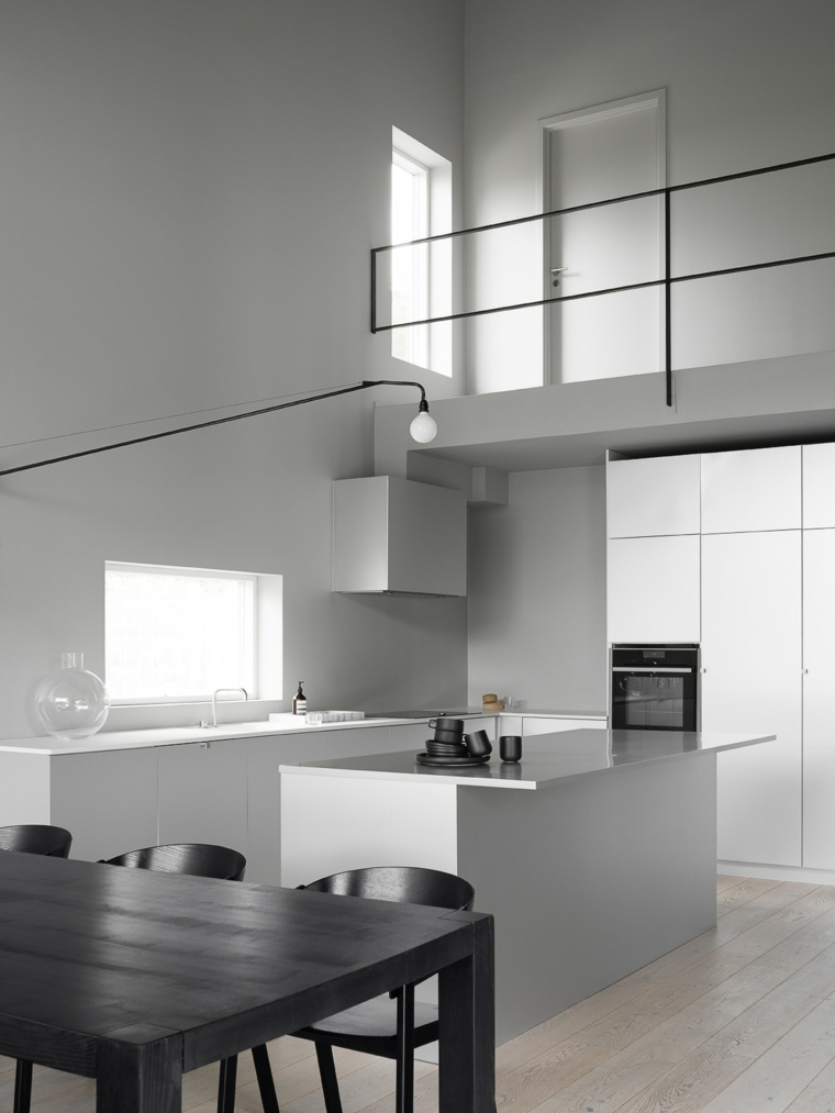 decoracion-minimalista-cocina-comedor-opciones