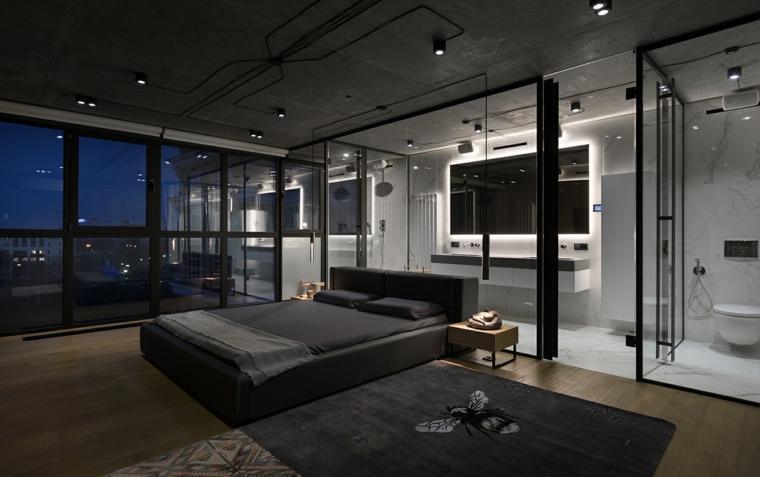 decoracion-minimalista-dormitorio-bano-opciones