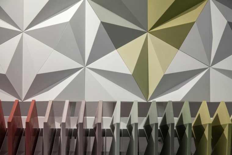 diseños contemporaneos paredes geometricas