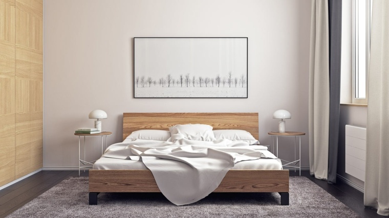 dormitorio-cama-mesitas-noche-simples-madera