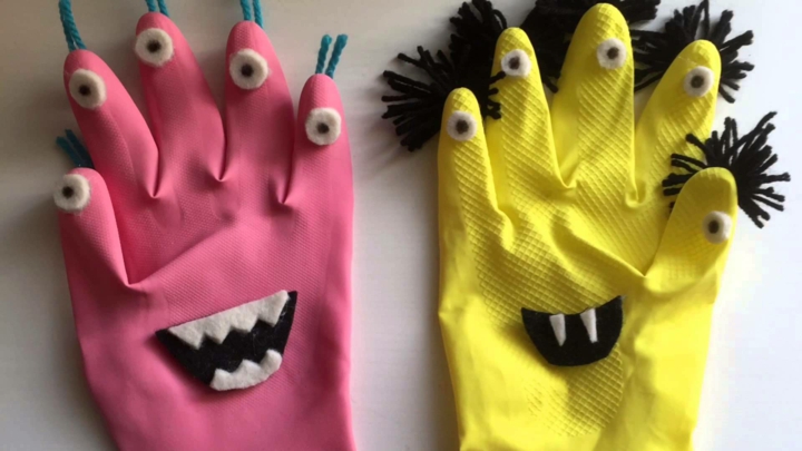 guantes vampiros rosa especiales efectos