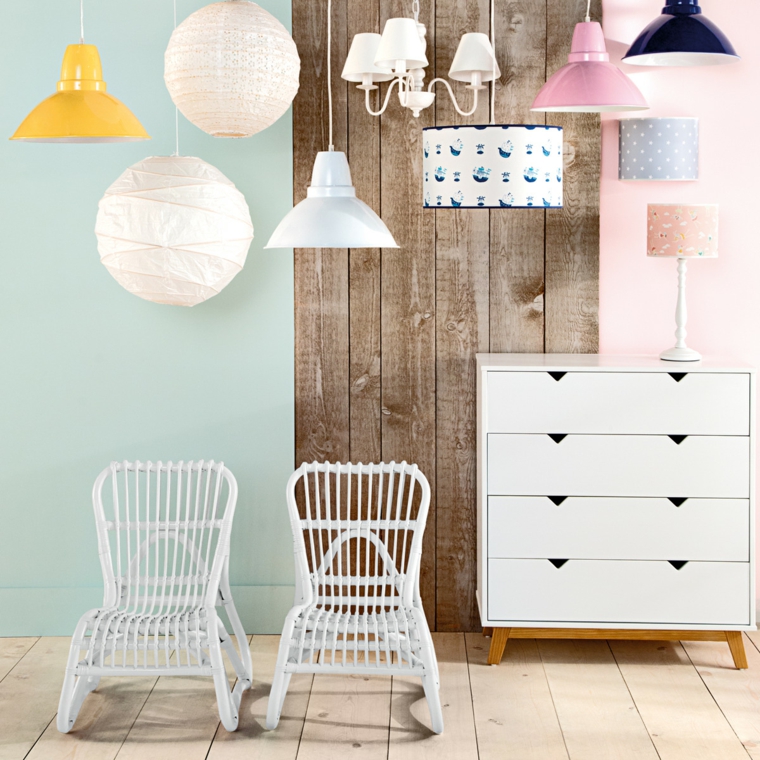 habitaciones infantiles ideas muebles blancos