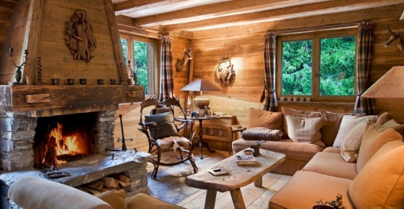 Chimeneas de obra de diseño moderno - 50 imágenes