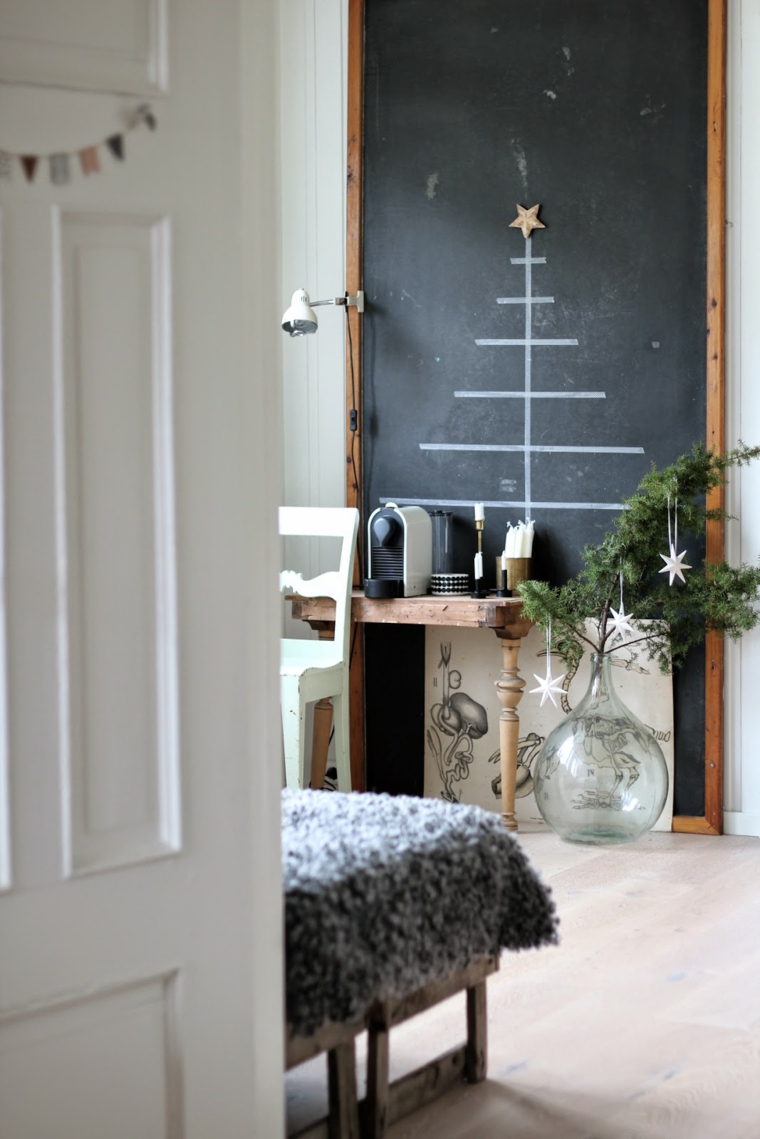 Ideas para navidad para decorar espacios pequeños con árboles