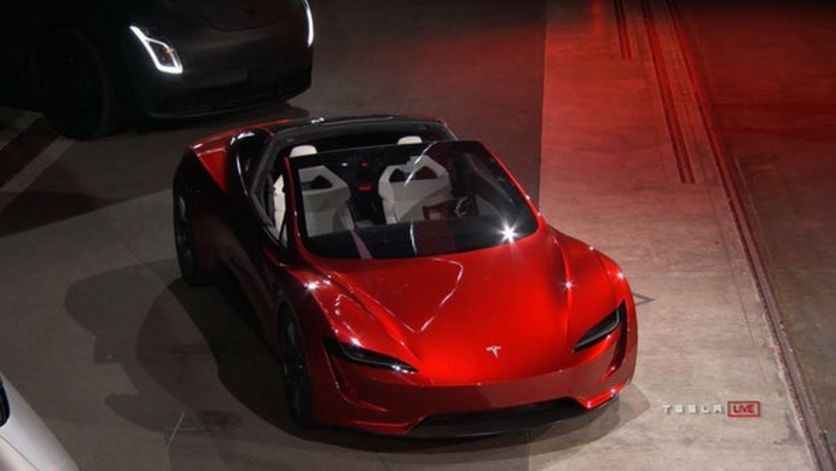 impresionante Tesla Roadster