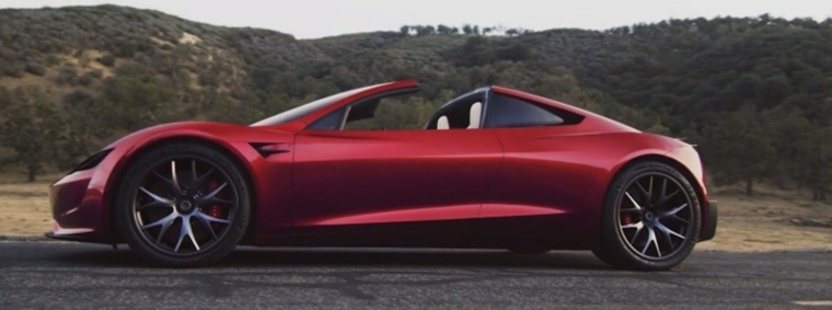 nuevo diseño Tesla Roadster