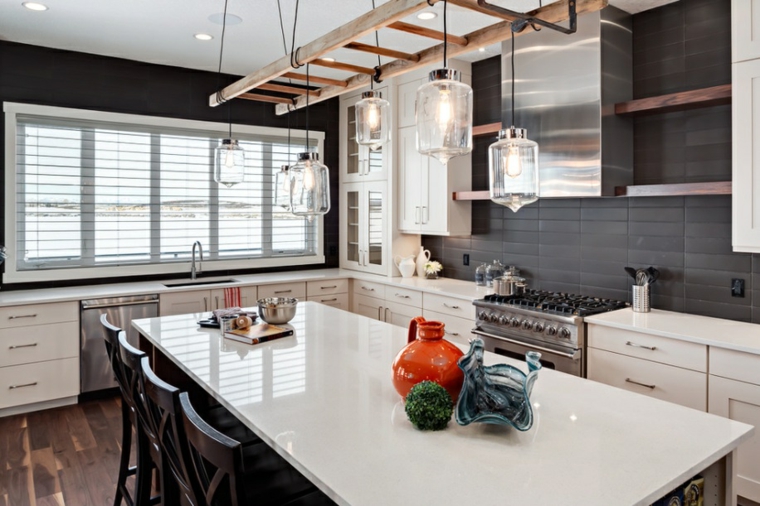 cocina moderna estilo rústico