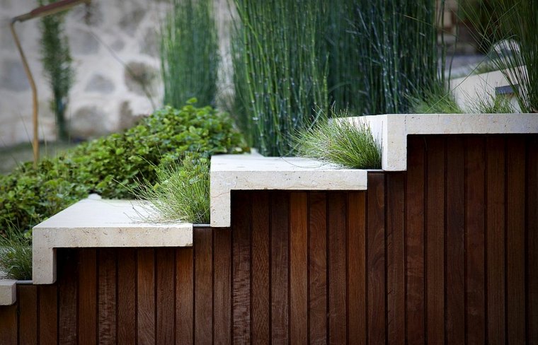 diseño ecologico escaleras verdes