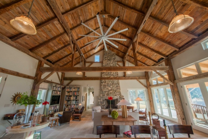 Salones rústicos - una acogedora decoración rústica para la sala de estar