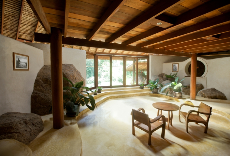 interior de estilo rústico