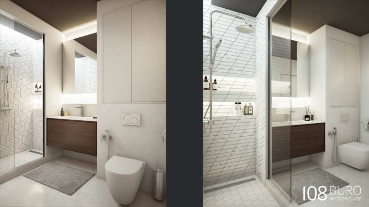 Cuarto de baño con un amplio lavabo