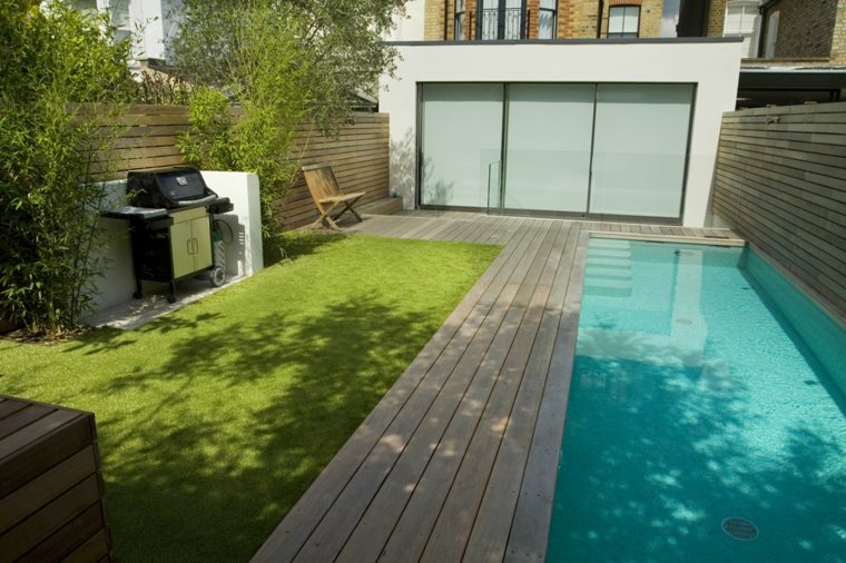 diseño de jardines pequeños-con-piscina-estilo-jardin