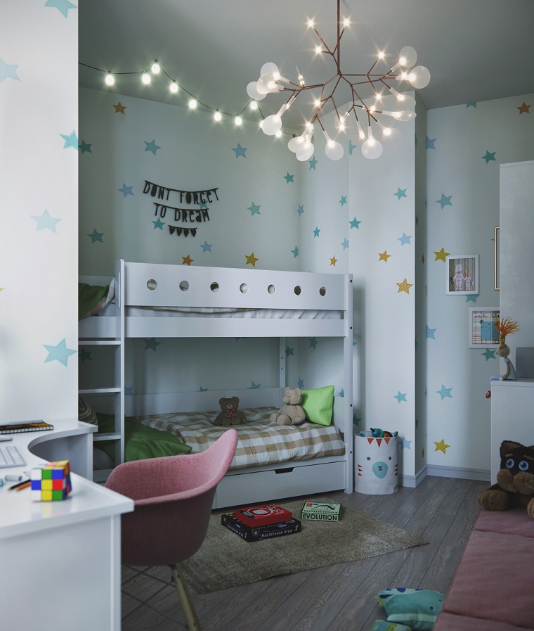 dormitorios-infantiles-diseno-literas-blancas
