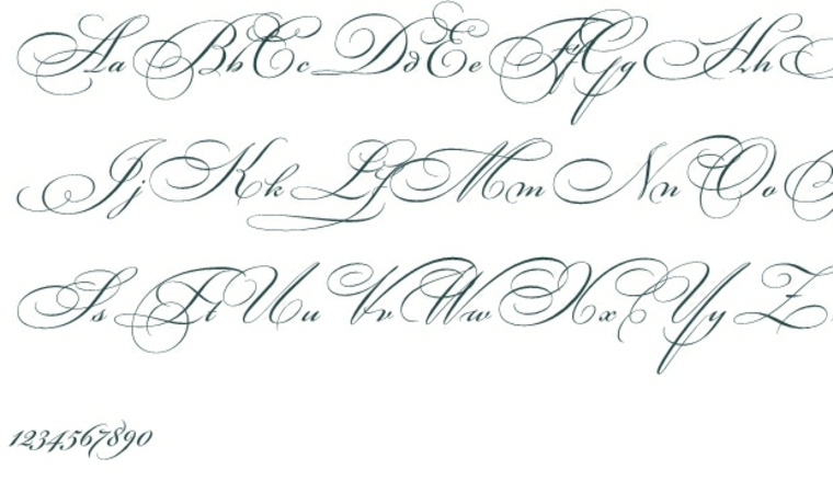 letras cursiva para tatuajes