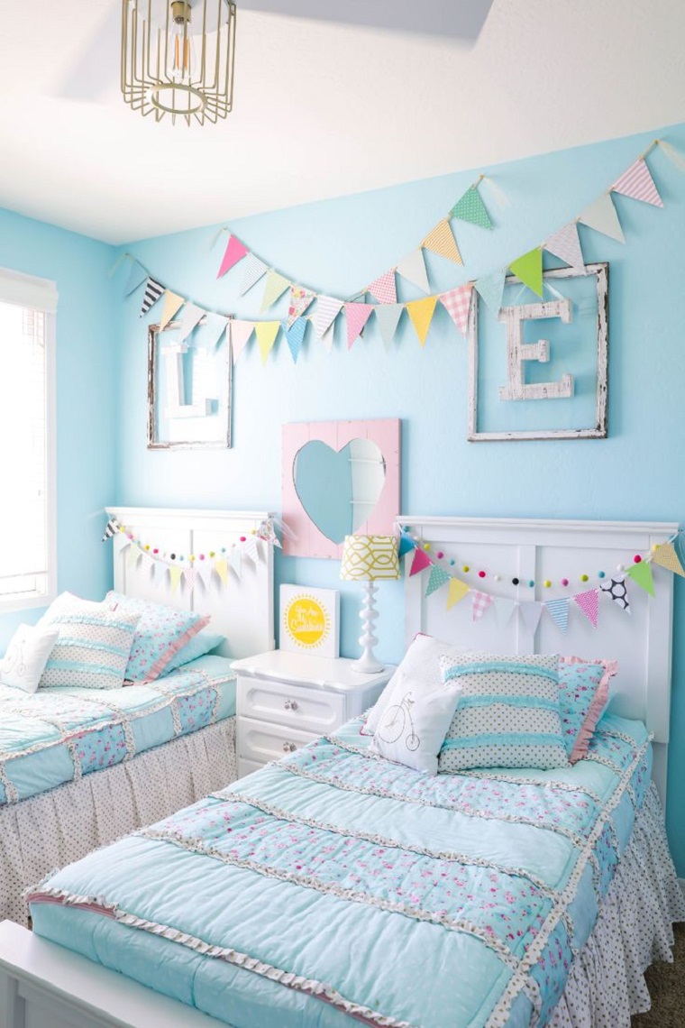 habitación infantil celeste