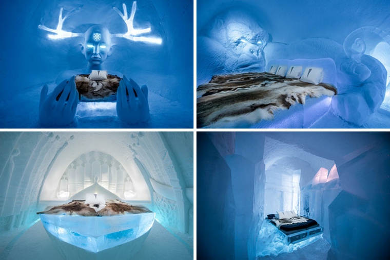 hotel de hielo interior