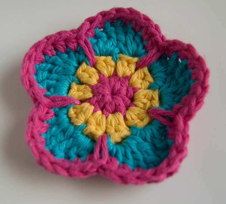 bonitos diseños de Flores de ganchillo