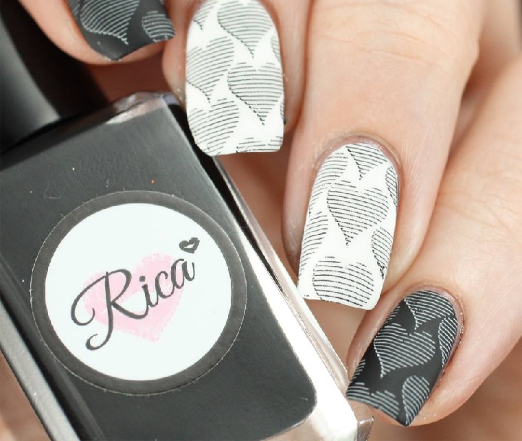 modelos-de-unas-gris-negro