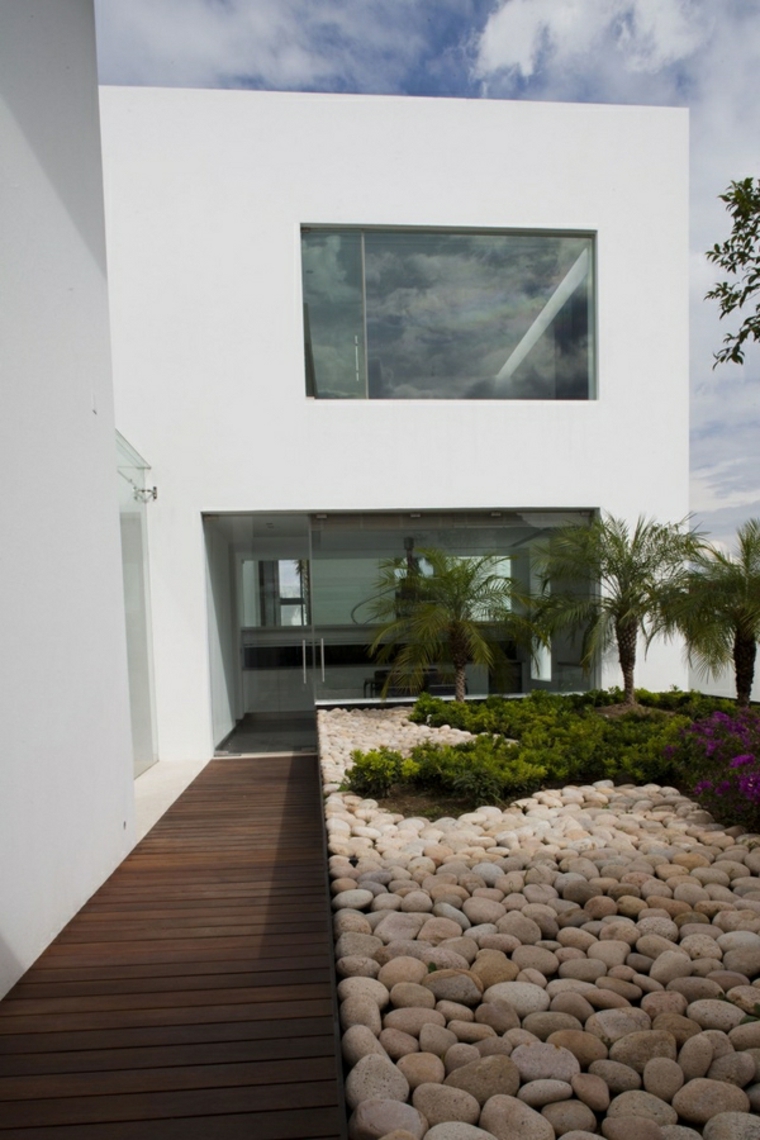 Decoración de jardines pequeños minimalistas - ideas de diseño