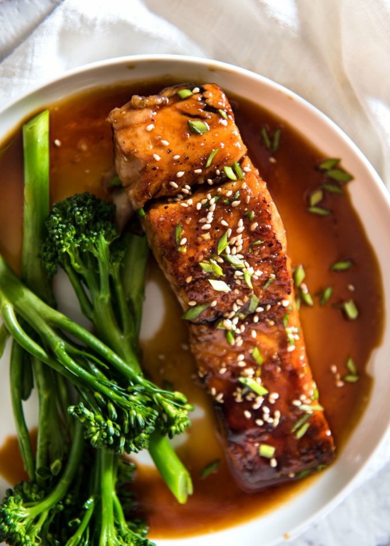 receta de salmon con-salsa