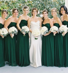 vestidos-de-dama-de-honor-verdes