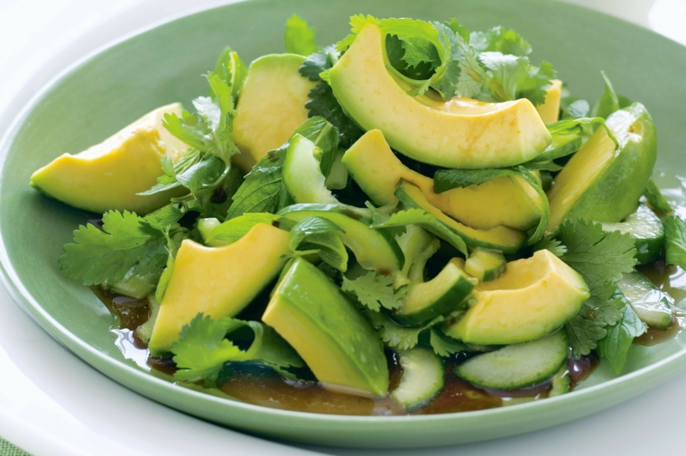 comida sana para el higado graso-aguacate