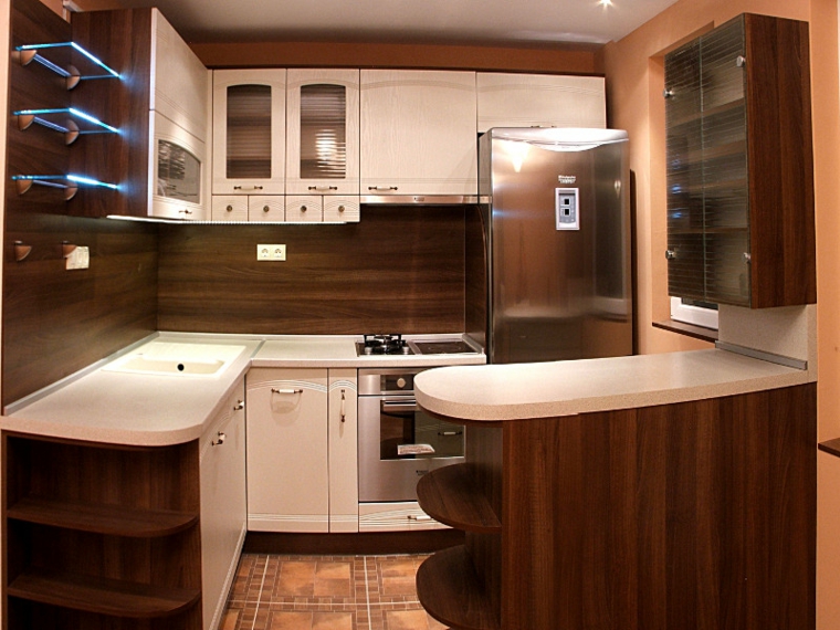 decoracion de cocinas-salpicaderos-madera