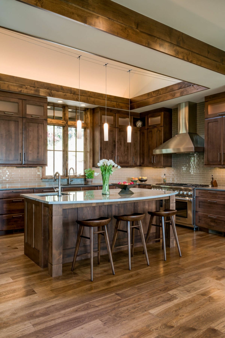 cocinas de madera de diseño