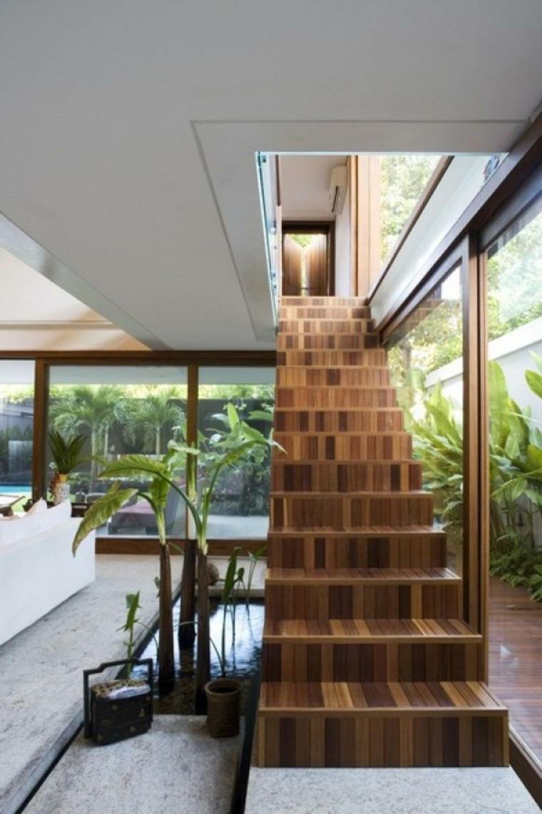 escaleras de estilo moderno