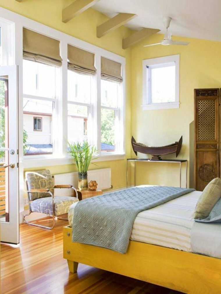 habitaciones amarillas-modernas-originales