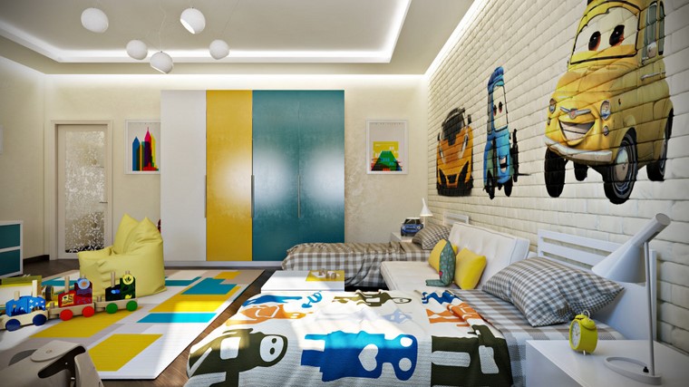 habitaciones-infantiles-nino-color-amarillo
