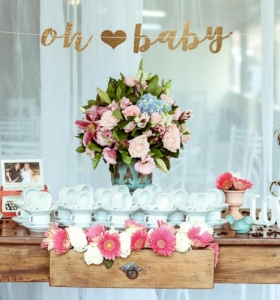 Centros de mesa para baby shower - Sorprende a todos con una fiesta de lujo