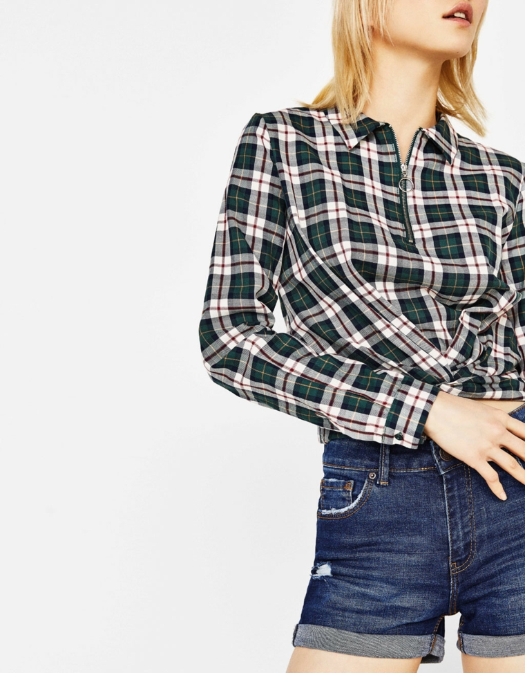 ropa senora-camisa-cuadros