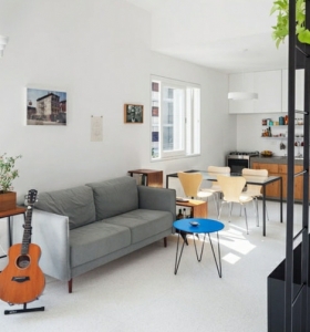Loft - un apartamento pequeño de diseño moderno