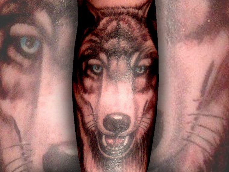 tattoos de lobos-bonitos-originales