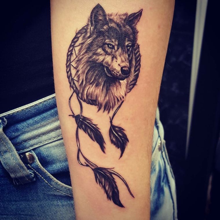 tatuaje lobo-moderno-original