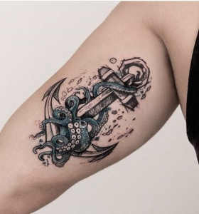 Tatuajes marinos creativos llenos de estilo y significado