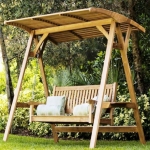 Columpios para jardín y su uso en el diseño del espacio al aire libre