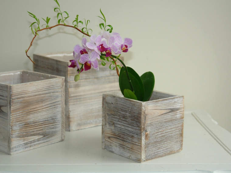 decoracion con flores-macetas-pequenas