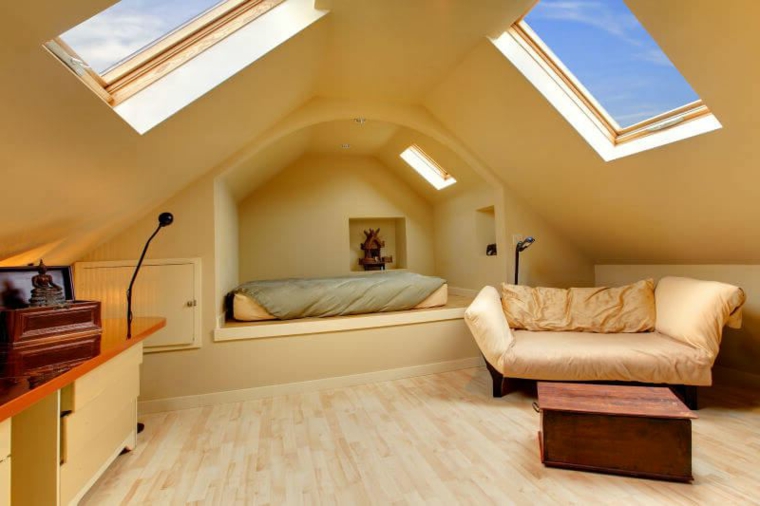 dormitorio-en-el-atico