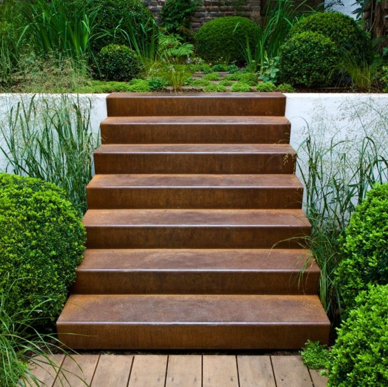 escaleras de Acero Corten