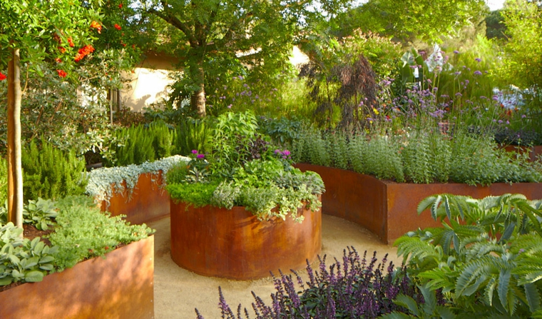 jardineras de Corten