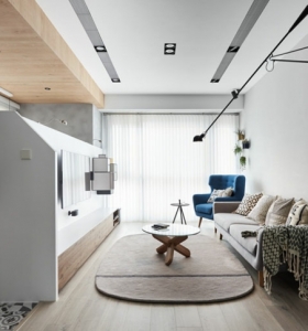 Interior moderno diseñado por el estudio de diseño NORDICO