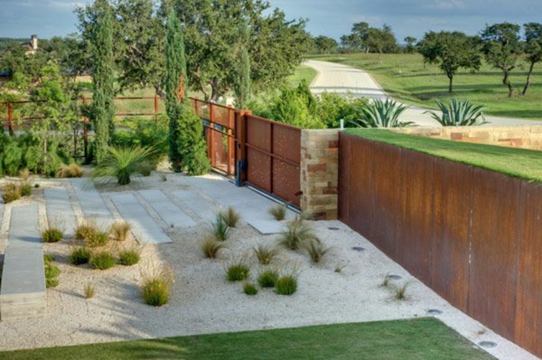 valla de Acero Corten