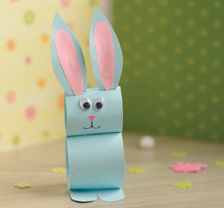 manualidades para niños-conejo-papel-opciones