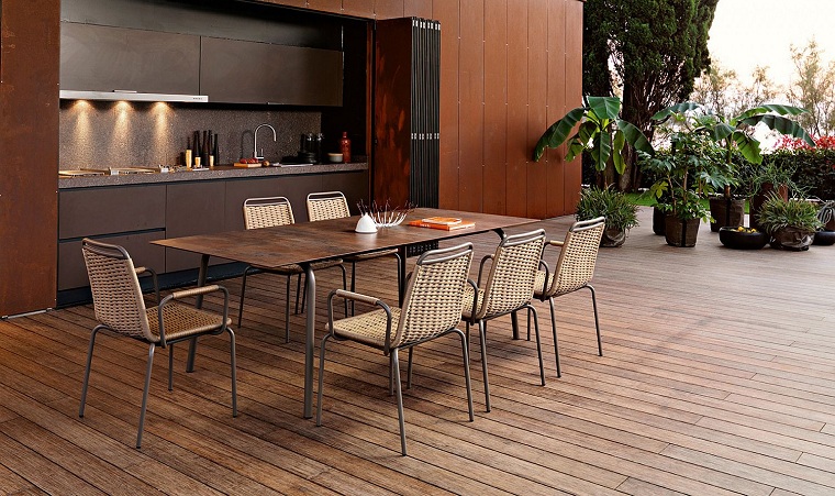 Diseño de muebles modernos para exteriores llenos de personalidad de