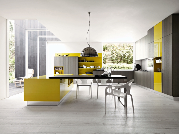 muebles modernos ideas amarillo