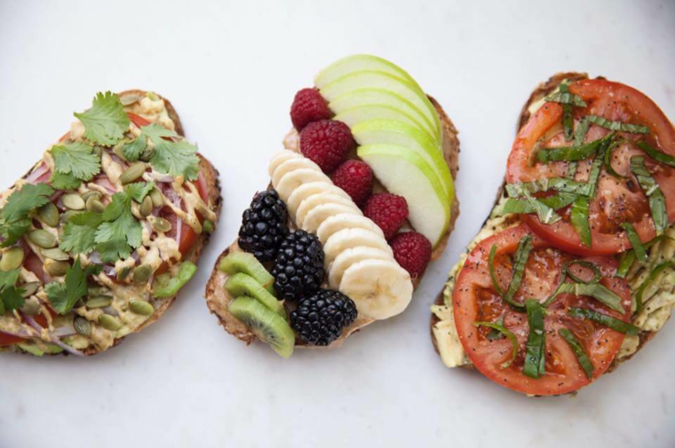 tostas vegetarianas