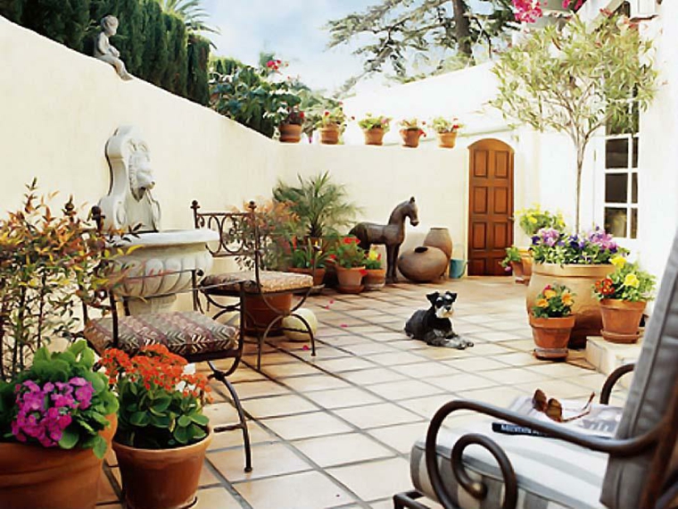 terraza de estilo mediterráneo