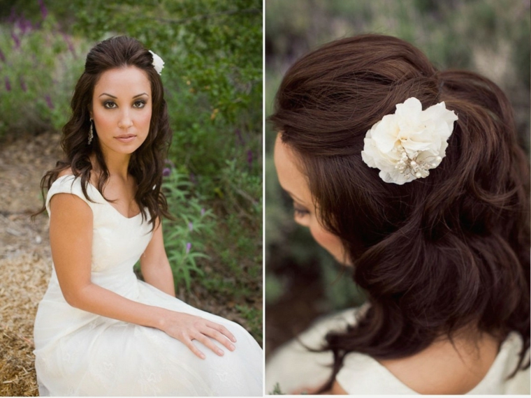 peinados de novia modernos-adornos